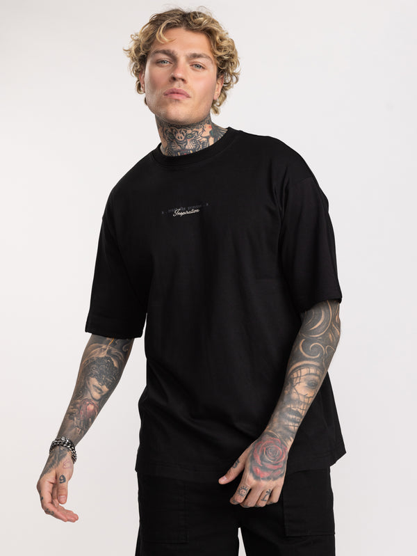 T-SHIRT OVER SIZE Black / XXS