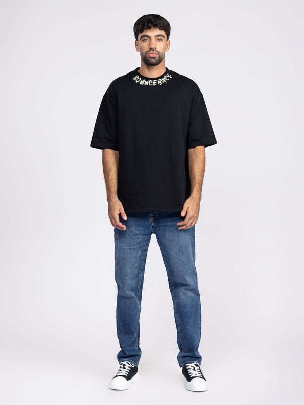 T-SHIRT OVER SIZE Black / XXS
