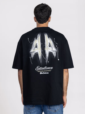 T-SHIRT OVER SIZE Black / XXS