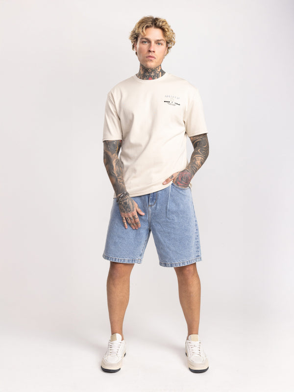 T-SHIRT OVER SIZE Beige / XXS