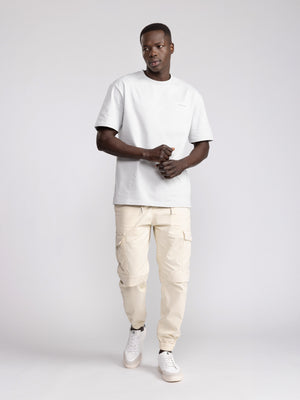 T-SHIRT OVER SIZE Light Gray / XXS