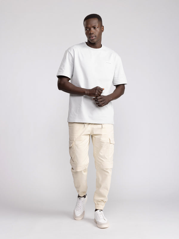 T-SHIRT OVER SIZE Light Gray / XXS