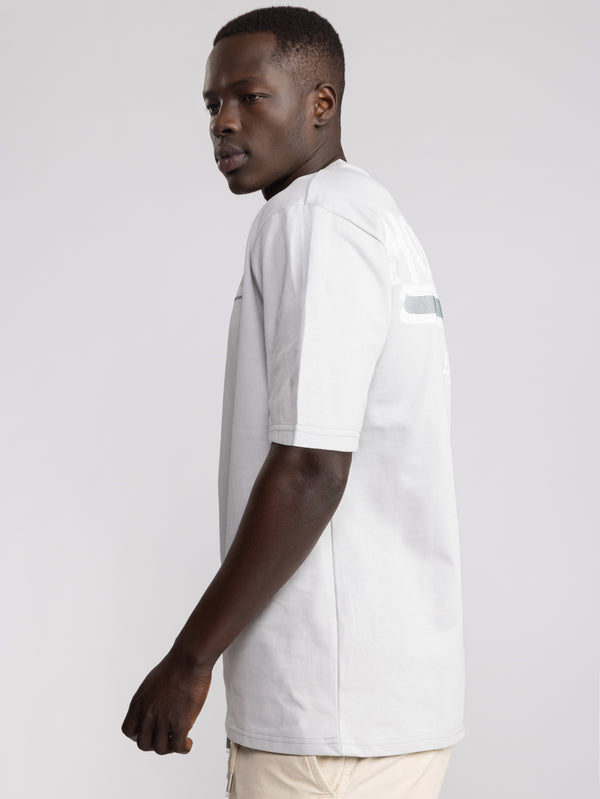 T-SHIRT OVER SIZE Light Gray / XXS