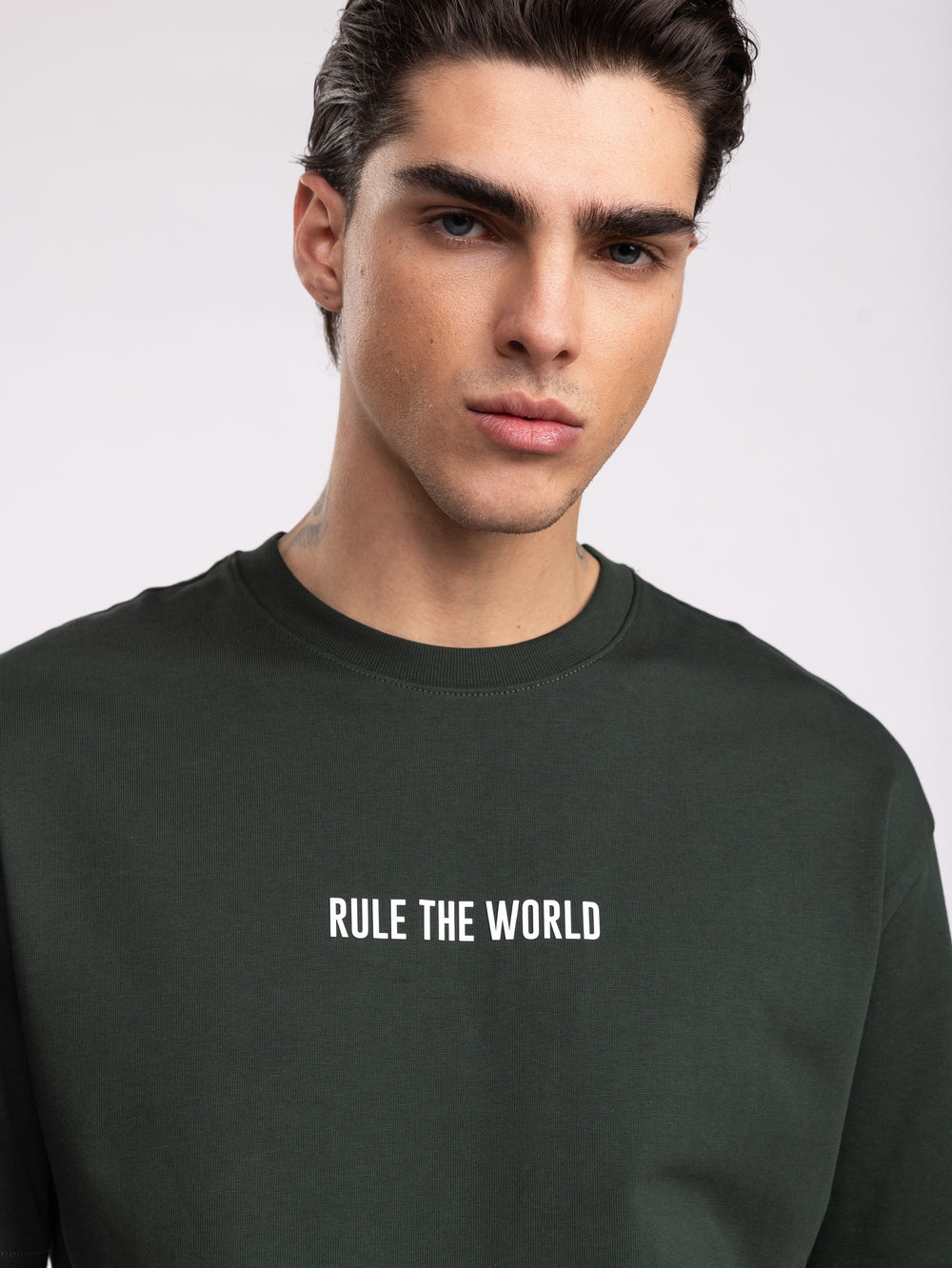 T-SHIRT OVER SIZE Boston Green / XXS