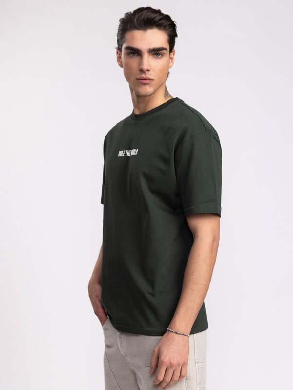 T-SHIRT OVER SIZE Boston Green / XXS