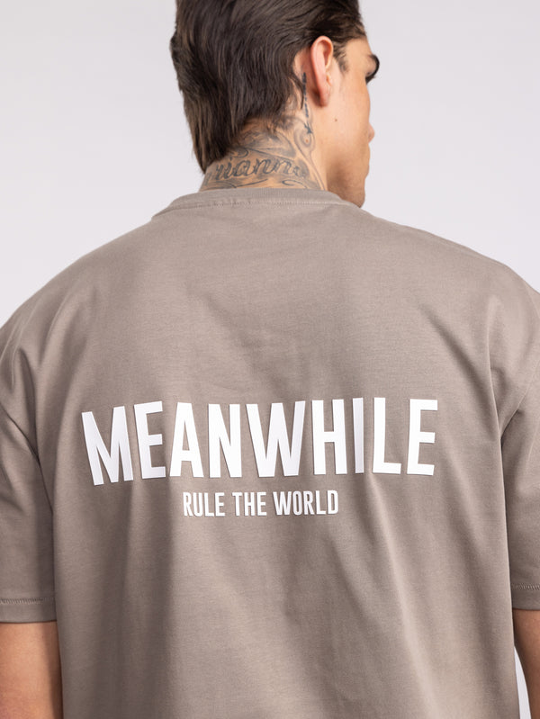 T-SHIRT OVER SIZE Mocha / XXS