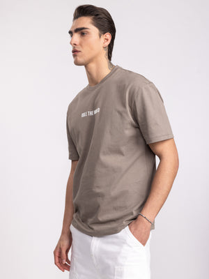 T-SHIRT OVER SIZE Mocha / XXS