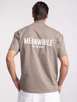 T-SHIRT OVER SIZE Mocha / XXS