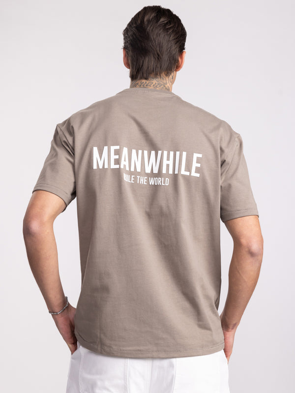 T-SHIRT OVER SIZE Mocha / XXS
