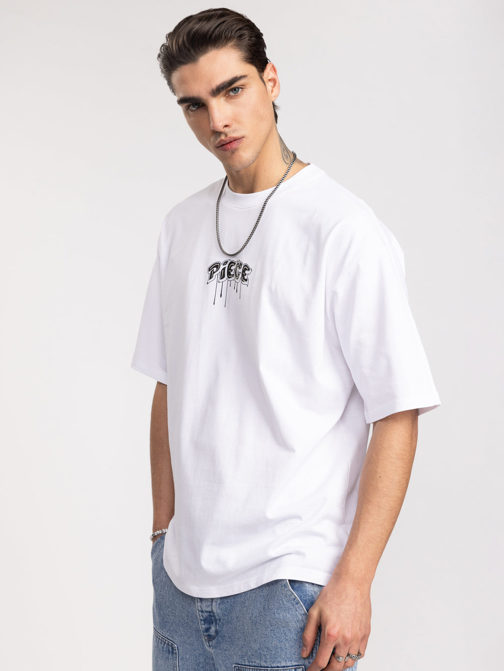 T-SHIRT OVER SIZE White / XXS