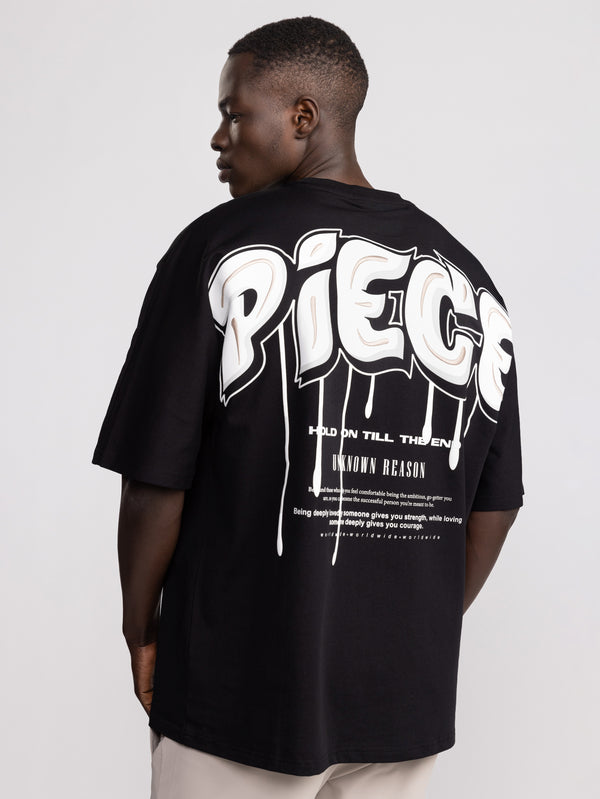 T-SHIRT OVER SIZE Black / XXS