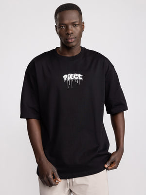 T-SHIRT OVER SIZE Black / XXS