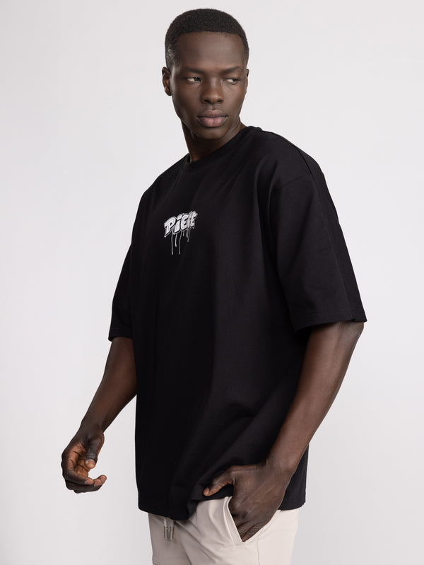 T-SHIRT OVER SIZE Black / XXS