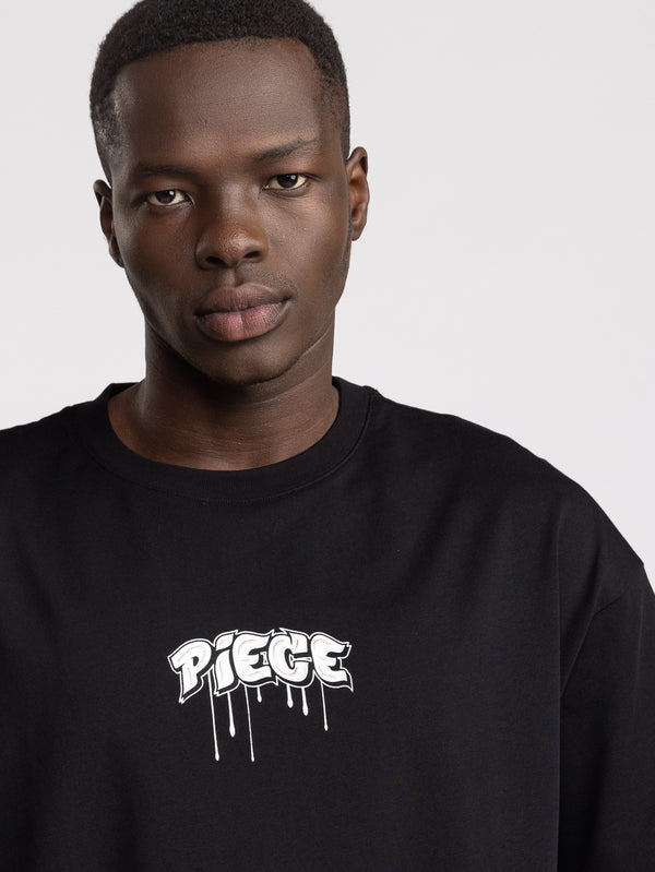 T-SHIRT OVER SIZE Black / XXS