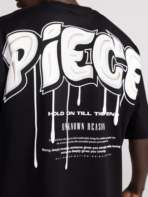 T-SHIRT OVER SIZE Black / XXS