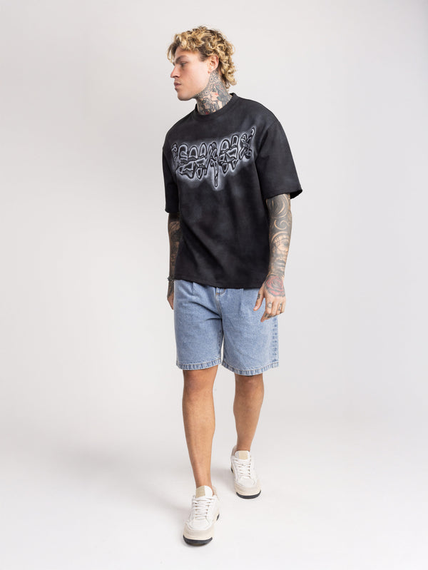 T-SHIRT OVER SIZE Black / XXS