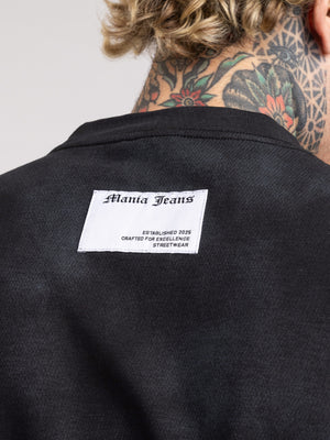 T-SHIRT OVER SIZE Black / XXS
