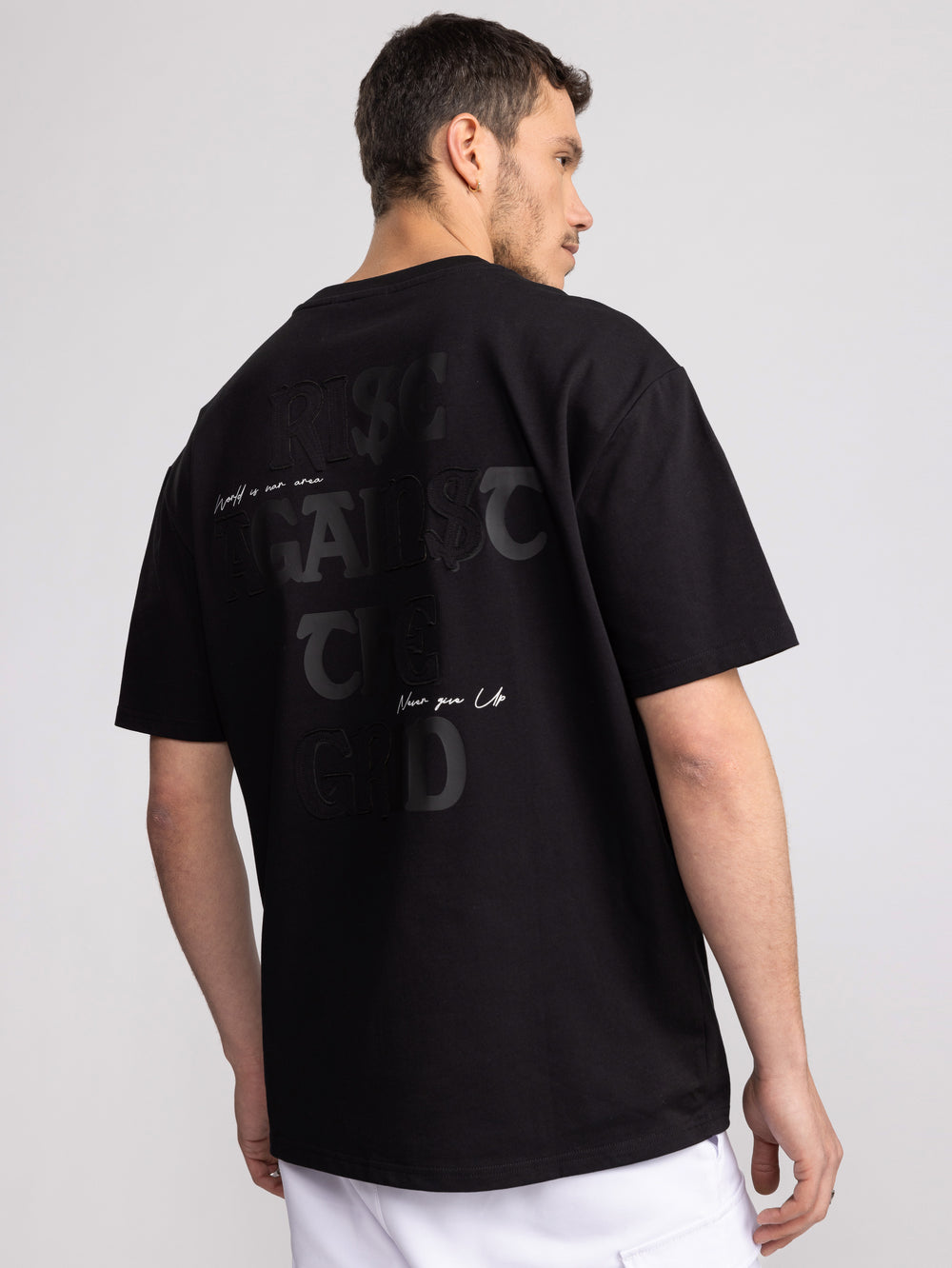 T-SHIRT OVER SIZE Black / XXS