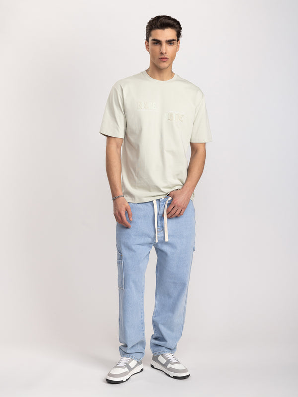 T-SHIRT OVER SIZE Mint Green / XXS