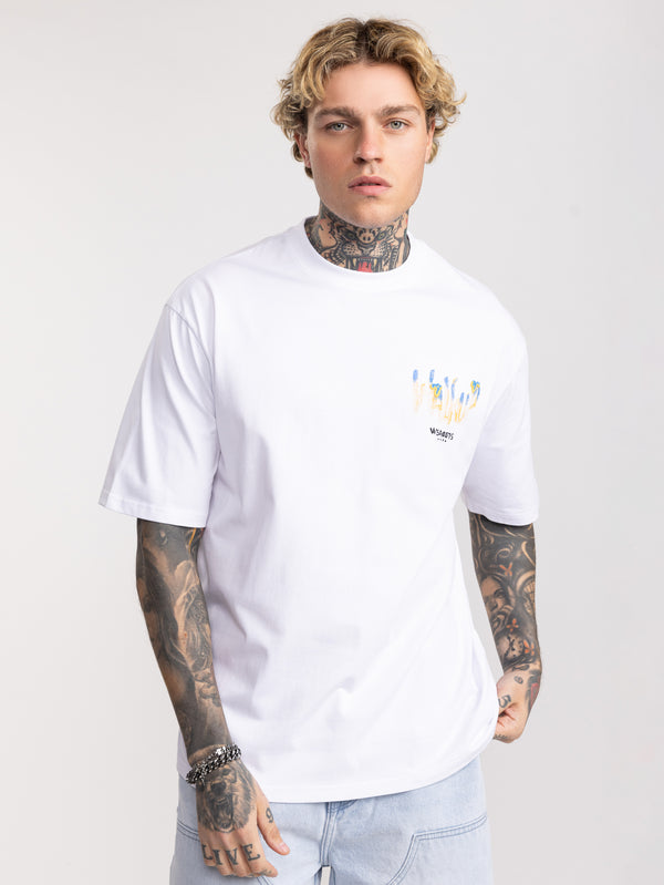 T-SHIRT OVER SIZE White / XXS