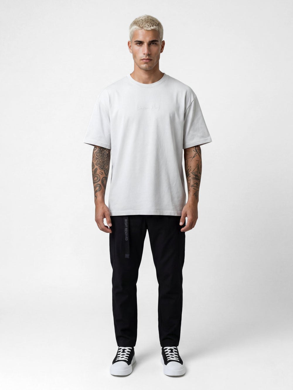 T-SHIRT OVER SIZE Stone / L