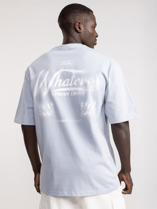 T-SHIRT OVER SIZE Blue/Gray / XXS