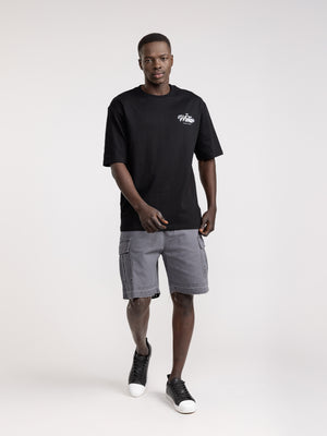 T-SHIRT OVER SIZE Black / XXS