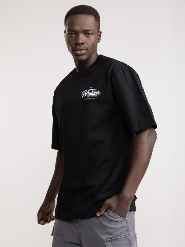 T-SHIRT OVER SIZE Black / XXS