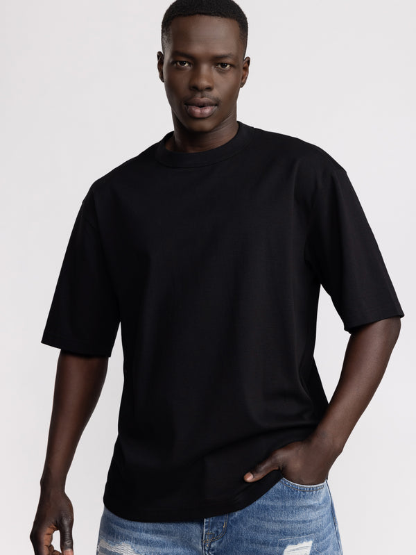 FASHION BASIC T-SHIRTS Black / XXS