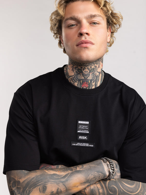 FASHION BASIC T-SHIRTS Black / XXS