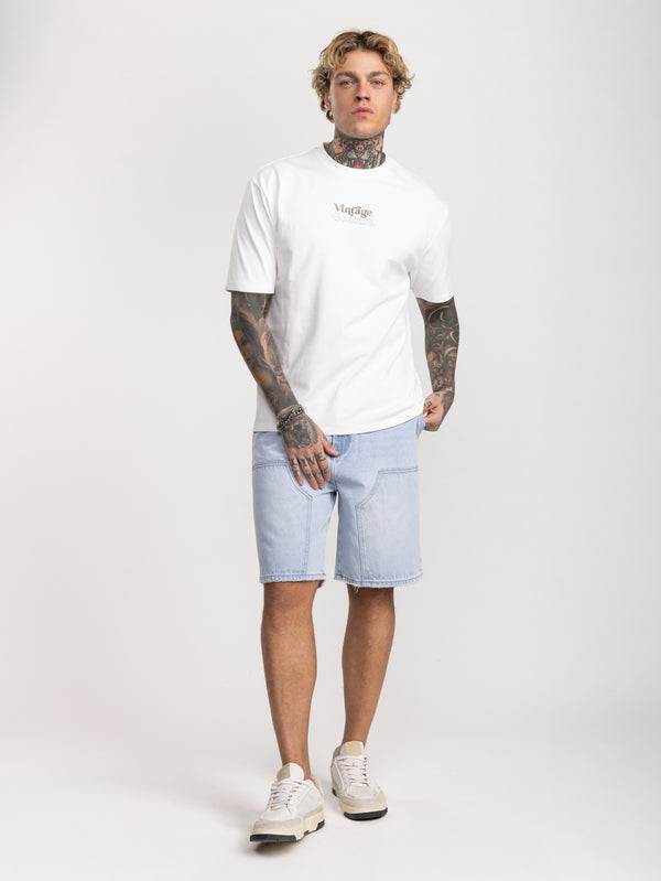 T-SHIRT OVER SIZE Cream / XXS