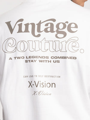 T-SHIRT OVER SIZE Cream / XXS