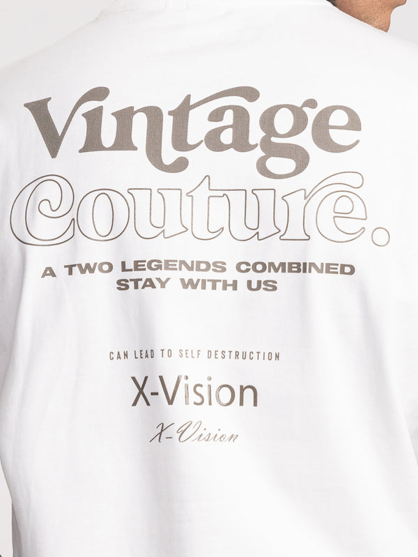T-SHIRT OVER SIZE Cream / XXS