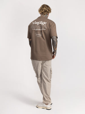 T-SHIRT OVER SIZE Brown / XXS