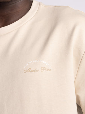 T-SHIRT OVER SIZE Beige / XXS