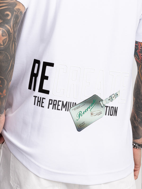 T-SHIRT OVER SIZE White / XXS