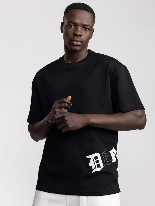 T-SHIRT OVER SIZE Black / XXS