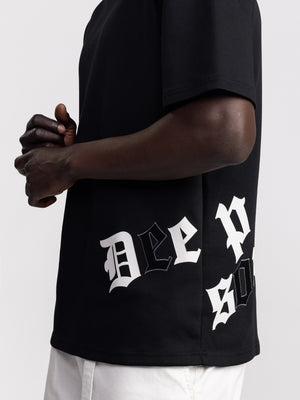 T-SHIRT OVER SIZE Black / XXS