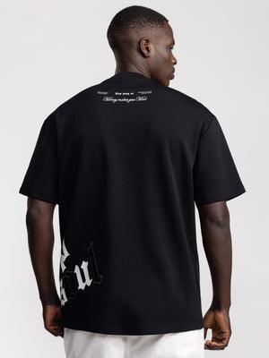 T-SHIRT OVER SIZE Black / XXS