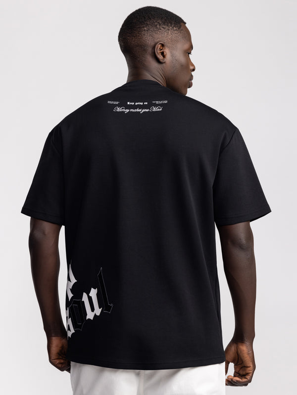 T-SHIRT OVER SIZE Black / XXS