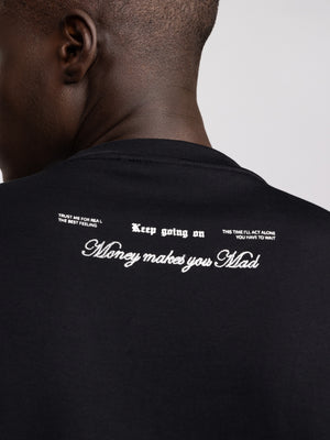 T-SHIRT OVER SIZE Black / XXS