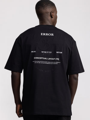 T-SHIRT OVER SIZE Black / XXS