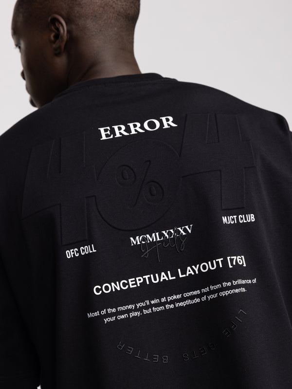 T-SHIRT OVER SIZE Black / XXS