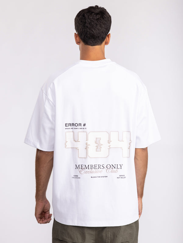 T-SHIRT OVER SIZE White / XXS