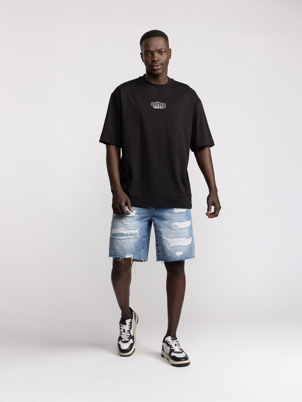 T-SHIRT OVER SIZE Black / XXS