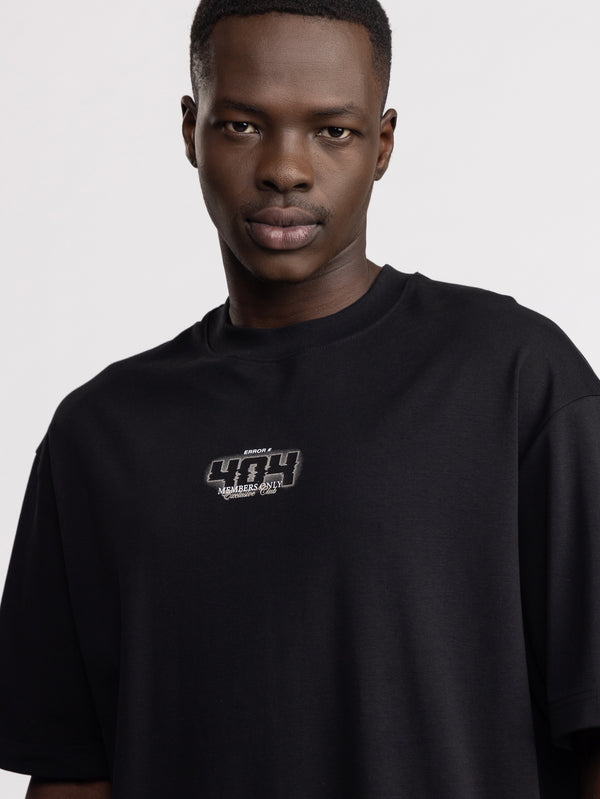T-SHIRT OVER SIZE Black / XXS
