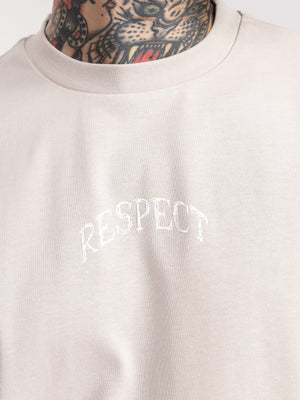 T-SHIRT OVER SIZE Light Gray / XXS
