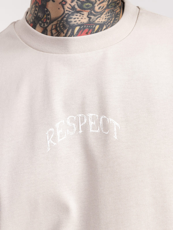 T-SHIRT OVER SIZE Light Gray / XXS