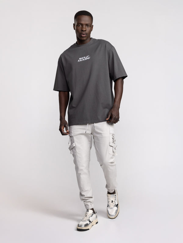 T-SHIRT OVER SIZE Dark Gray / XXS