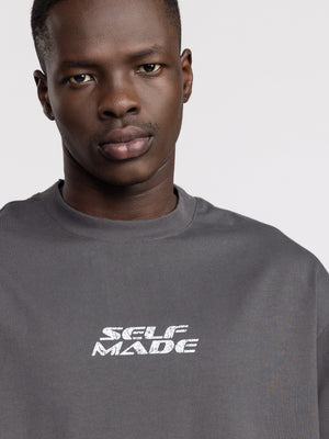 T-SHIRT OVER SIZE Dark Gray / XXS